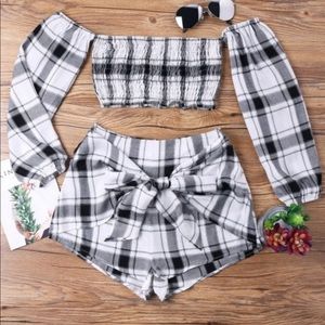 plaid set 🖤